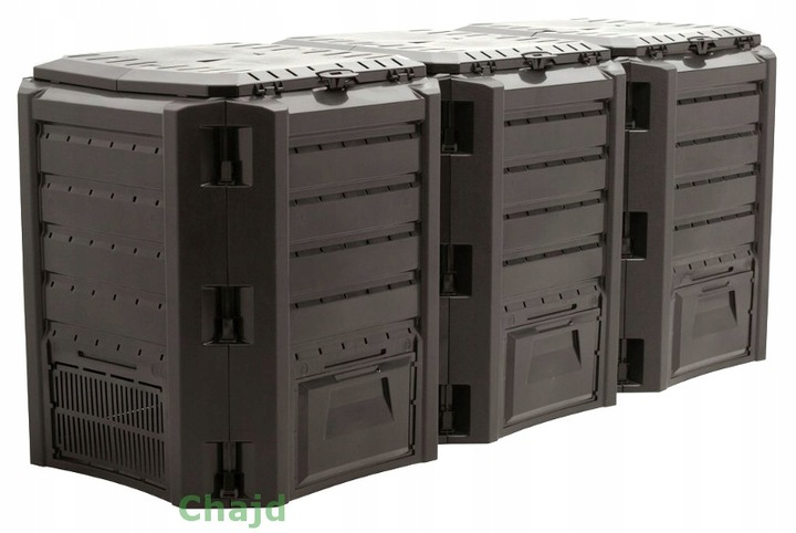KOMPOSTOWNIK 1200L TRZY KOMORY NOWY MODEL