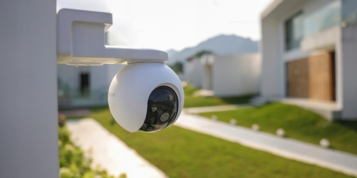 Kamera zewnętrzna z panelem solarnym obrotowa EZVIZ HB8 2K+ 4MP Kamera WiFi