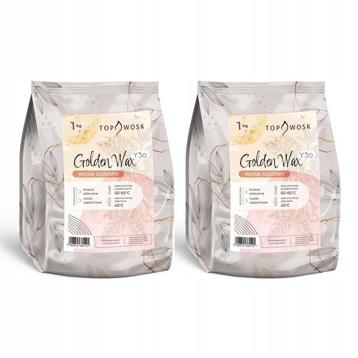 Wosk sojowy EKO do świec NATURALNY 2 kg TopWosk