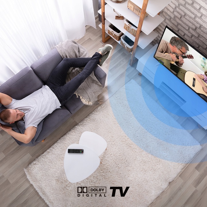 Tuner dekoder dvbt2 hevc mini stick tv naziemnej