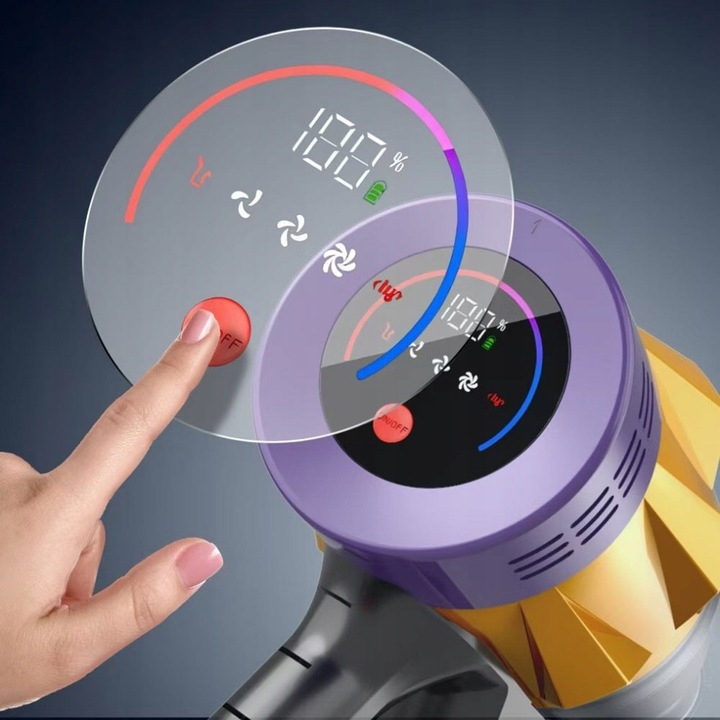 Odkurzacz bezprzewodowy Blossom V18 pionowy 50000PA 550W do domu /