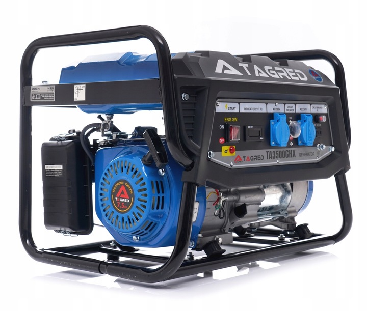 AGREGAT PRĄDOTWÓRCZY PRĄDU TAGRED 3500W AVR +OLEJ