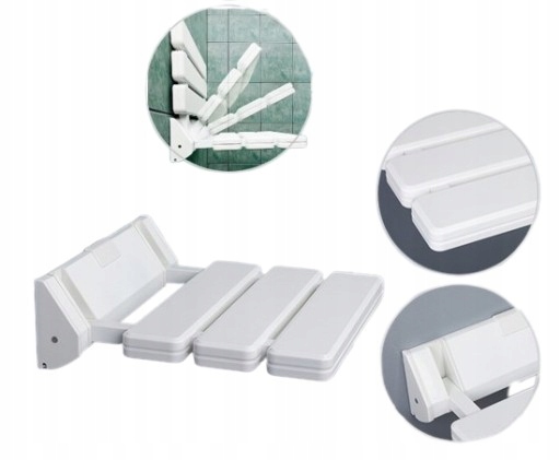 TABORET POD PRYSZNIC KRZESŁO PRYSZNICOWE STOŁEK ALUMNIOWY OPARCIE UCHWYTY