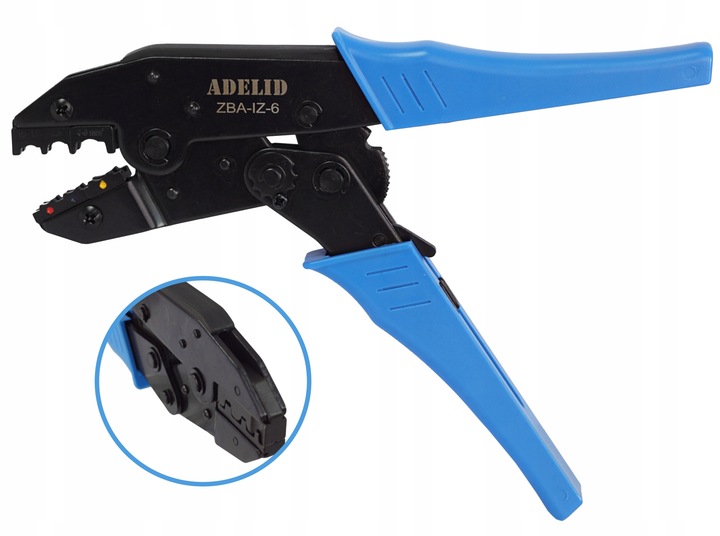 ZACISKARKA PRASKA DO KONEKTORÓW IZOLOWANYCH KABLI