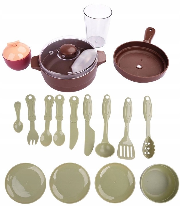 KUCHNIA DLA DZIECI KRAN PARA ŚWIATŁO DŹWIĘK funkcja wody 42 AKCESORIA