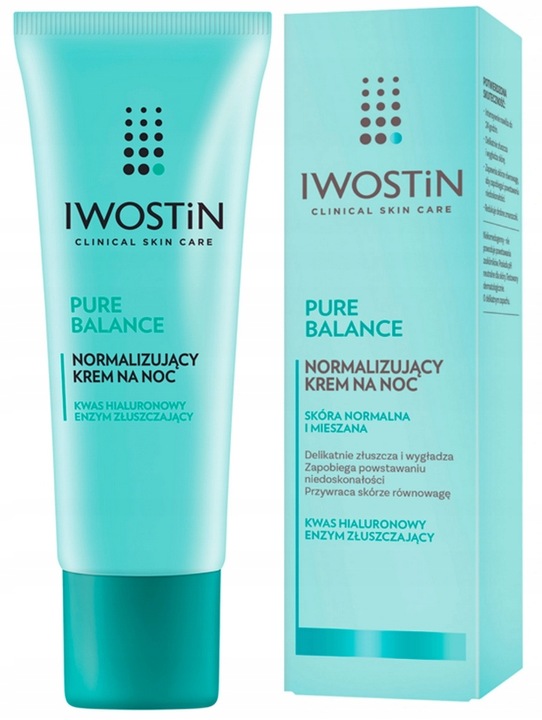 Iwostin Pure Balance na noc Krem Normalizujący do twarzy 50 ml