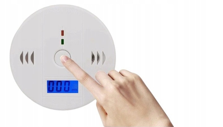 CZUJNIK CZADU TLENKU WĘGLA LCD DETEKTOR CO LCD WYKRYWACZ BEZPRZEWODOWY