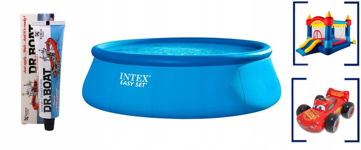 Klej do naprawy BASENU JACUZZII SUP 2w1 NA SUCHO NA MOKRO z lata i bez