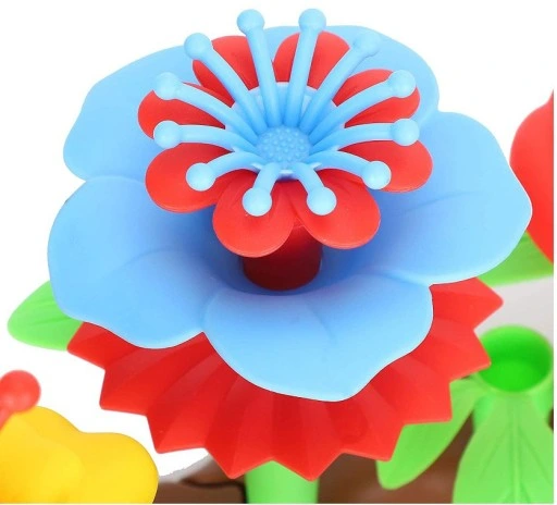 OGRÓD KREATYWNY KWIATY UKŁADANKA KLOCKI 148 SZT.