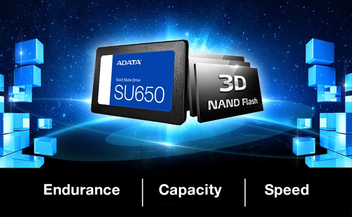 Dysk SSD ADATA Ultimate SU650 256GB 2.5'' 3D TLC