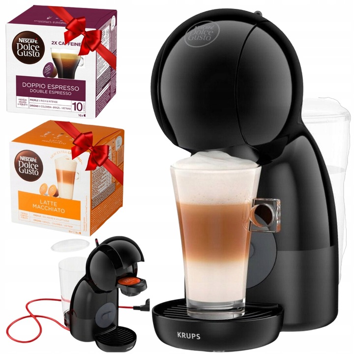 PICCOLO XS Ekspres do Kawy KP1A3B KRUPS NESCAFÉ Dolce Gusto CZARNY ECO