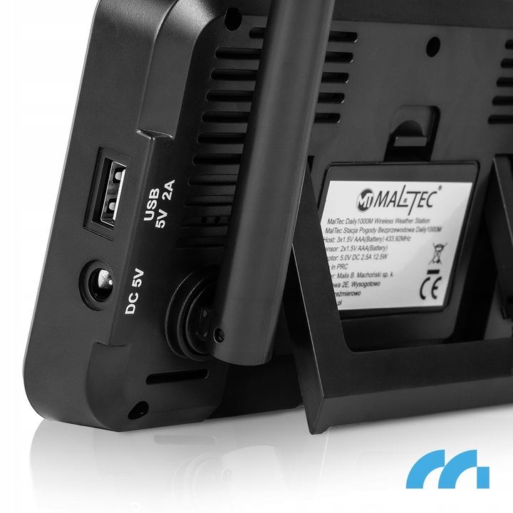 BEZPRZEWODOWA STACJA POGODOWA CZUJNIK POGODY TERMOMETR BAROMETR