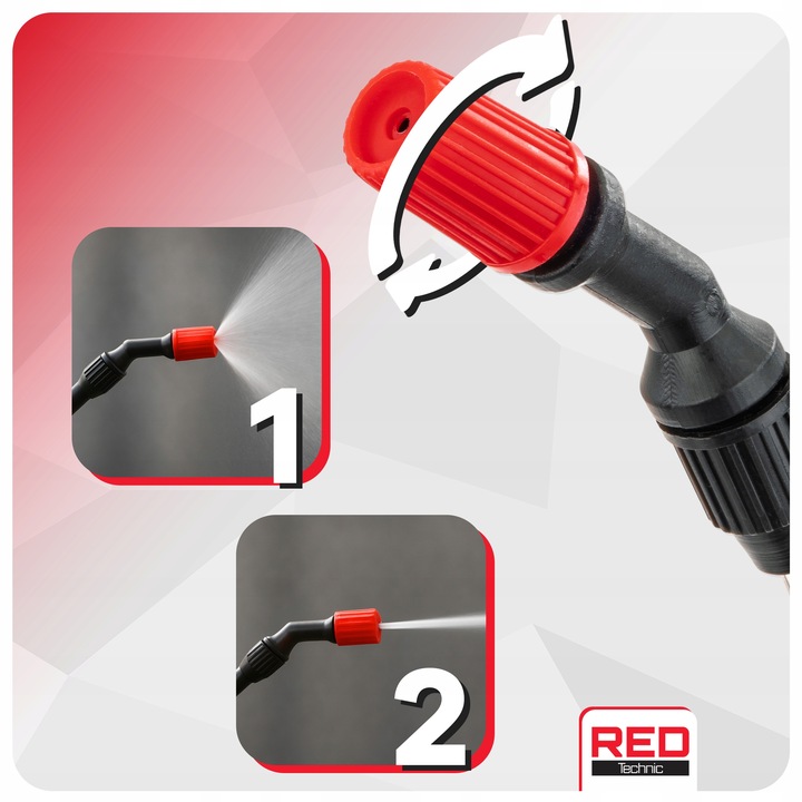 OPRYSKIWACZ CIŚNIENIOWY RĘCZNY 5L NA RAMIĘ OGRODOWY REGULOWANA DYSZA