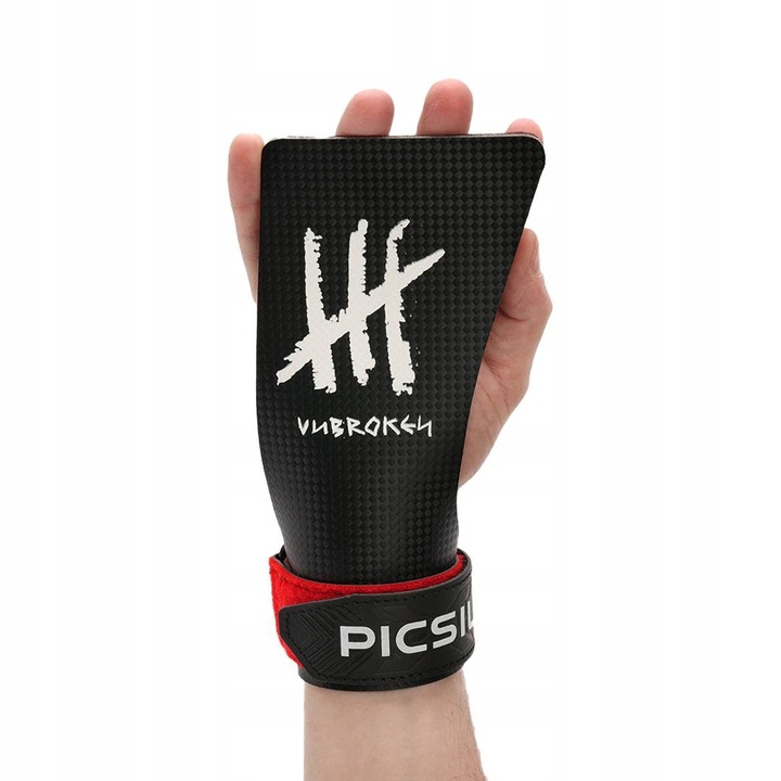 Skórki gimnastyczne CROSSFIT Picsil x Unbroken No Holes Grips rozmiar G+