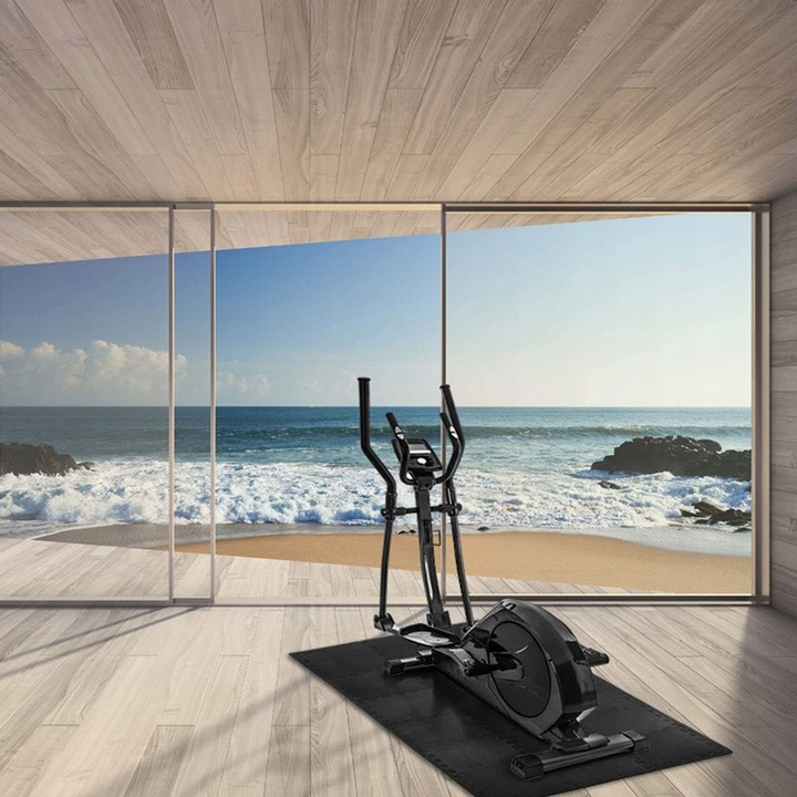 OCHRONNA MATA PODŁOGOWA PUZZLE SIŁOWNIA FITNESS POD SPRZĘT 120x180x2cm