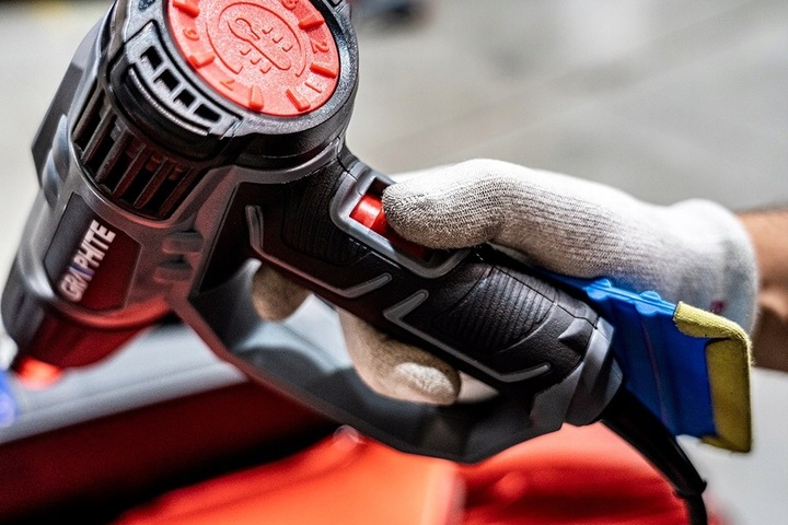 GRAPHITE OPALARKA 2000W 3 ZARKESY TEMPERATUR 550°C KABEL 3M WALIZKA