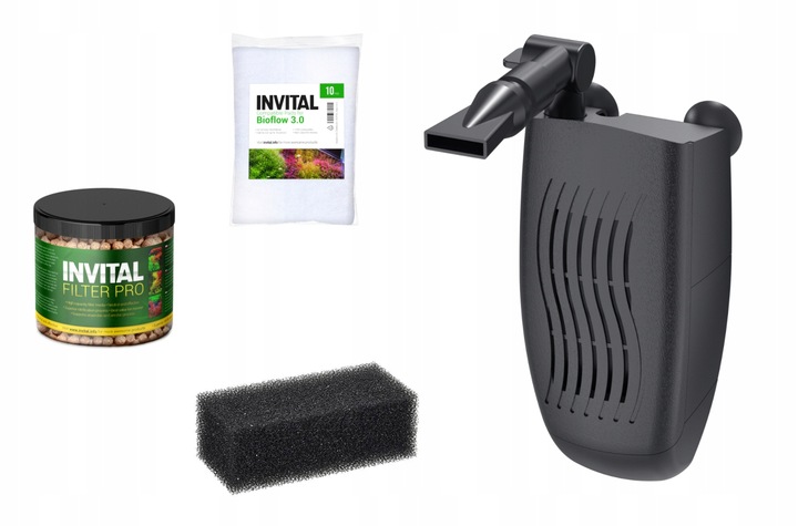 INVITAL Style LED zestaw akwariowy 26l z filtrem wewnętrznym