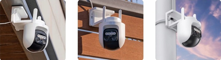 Zestaw 2x Kamera Zewnętrzna Xiaomi CW7000 2.5K 360 do Monitoring Domu Firmy