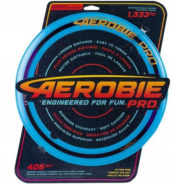 OBRĘCZ DO RZUCANIA AEROBIE PRO FRISBEE ŻÓŁTE
