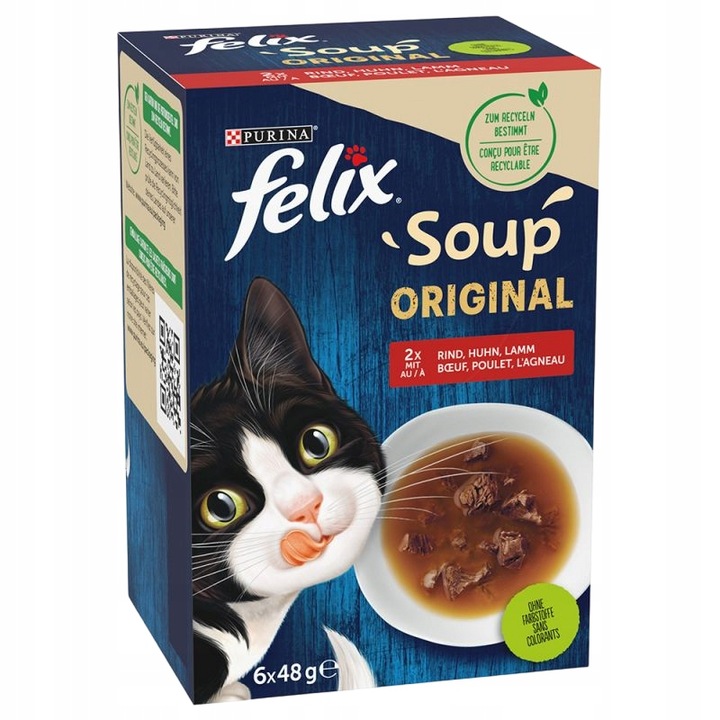 FELIX Soup Karma dla kota wiejskie smaki 36x48g
