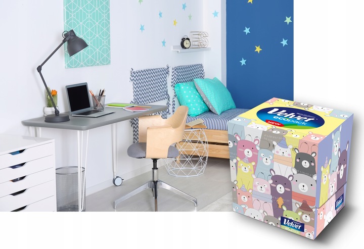 Velvet chusteczki Cube 10 opak.