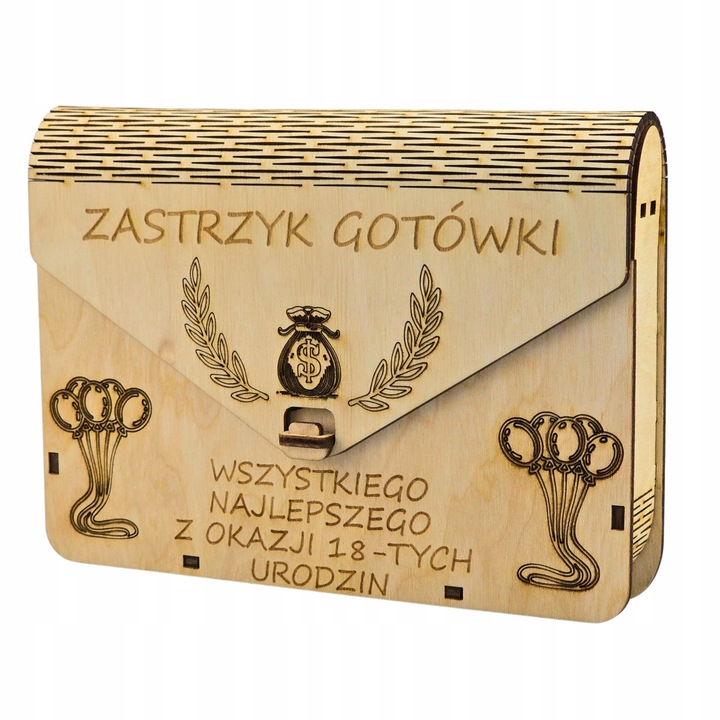 PUDEŁKO NA PIENIĄDZE PREZENT NA URODZINY CHRZEST ROCZEK PAMIĄTKA