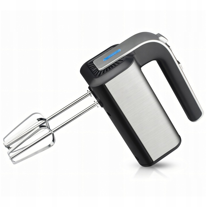 MIKSER RĘCZNY ROBOT KUCHENNY 300W TURBO TRZEPACZKI HAKI 5 PRĘDKOŚCI