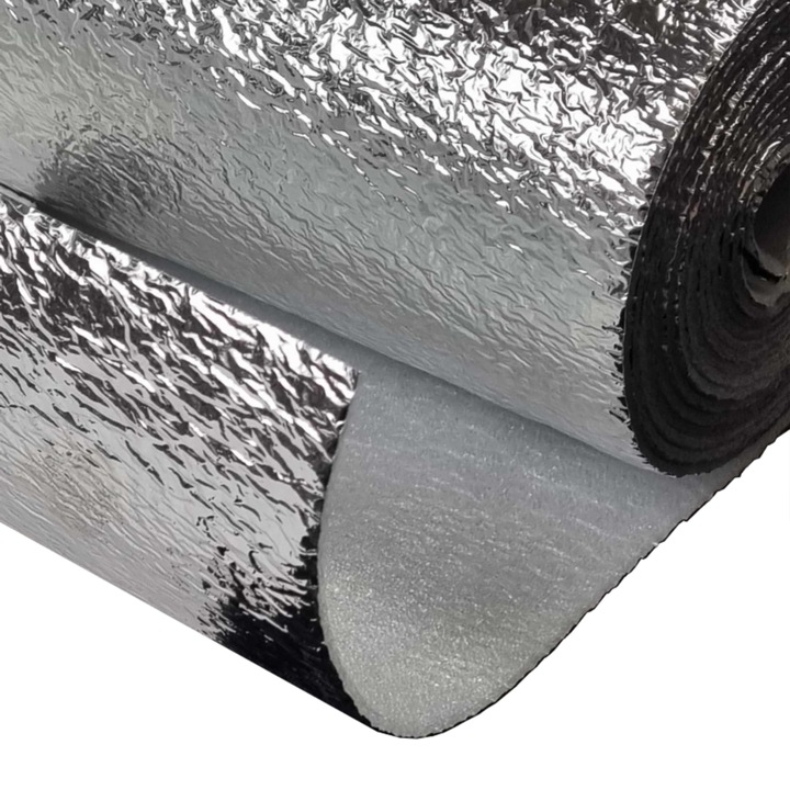 Ekran Zagrzejnikowy MATA ALUMINIOWA PIANKA 10m ODBIJAJĄCY CIEPŁO Izolacyjna