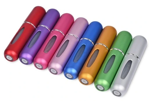 ATOMIZERY PODRÓŻNE Z ROZPYLACZEM DO PERFUM DOZOWNIKI 8SZTUK