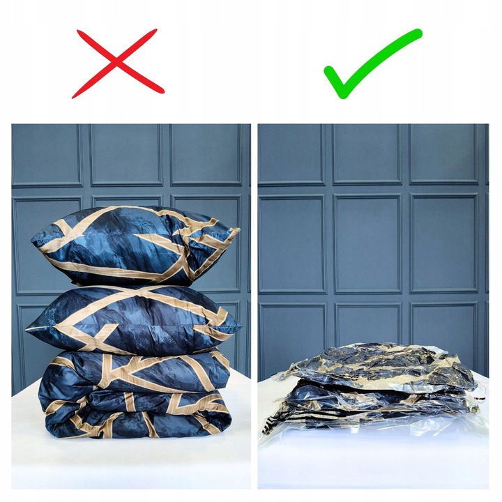 WORKI PRÓZNIOWE na ubrania pościel 15 sztuk WIELOKROTNEGO UŻYTKU +