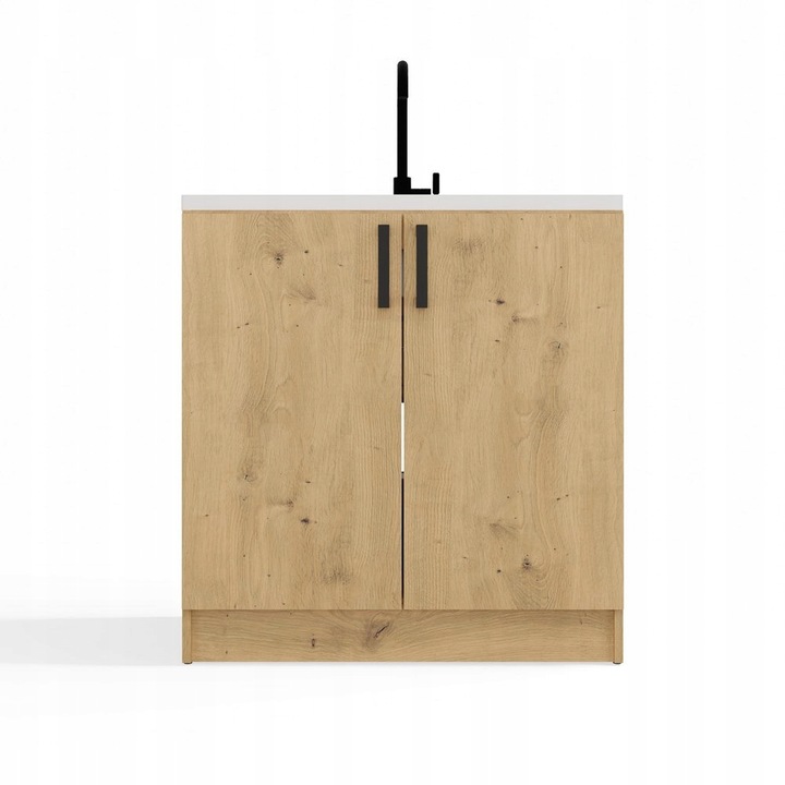 SZAFKA KUCHENNA DOLNA POD ZLEWOZMYWAK KATIA 80 CM DĄB ARTISAN