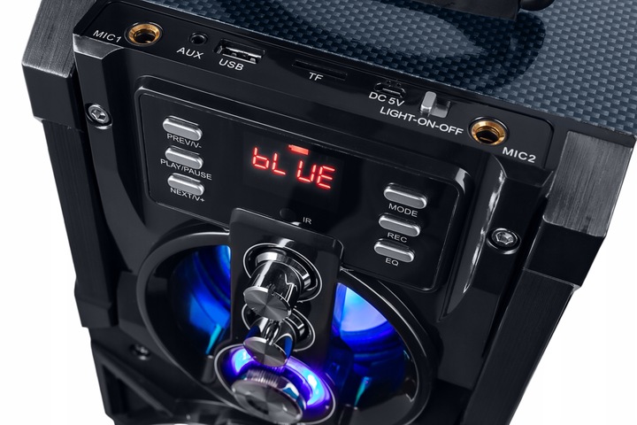GŁOŚNIK PRZENOŚNY 850W KOLUMNA BLUETOOTH KARAOKE RADIO FM MOBILNY