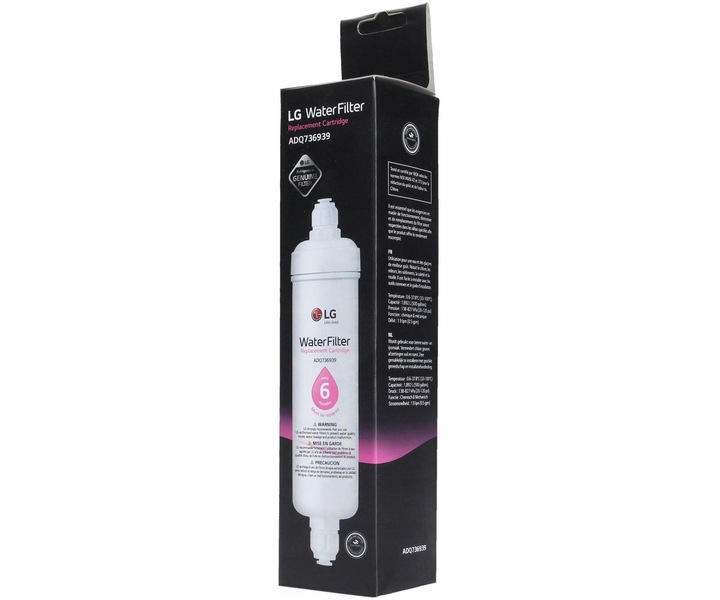 Oryginalny filtr LG ADQ73693901 ADQ73693903 do Lodówki Zewnętrzny