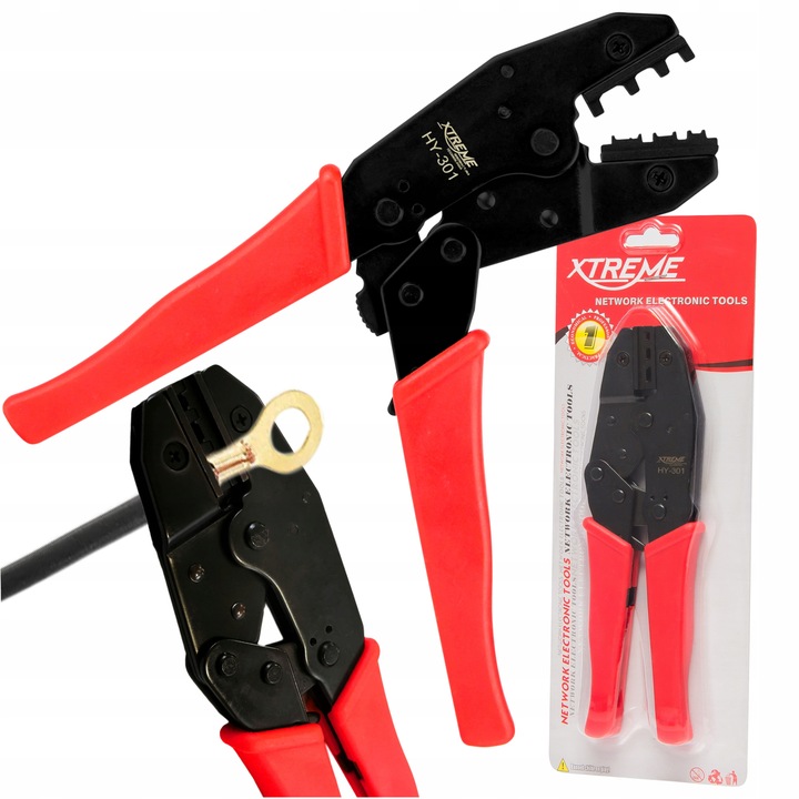 ZACISKARKA DO TULEJEK KONEKTORÓW PINÓW ZŁĄCZY IZOLOWANYCH 0,5-6 MM