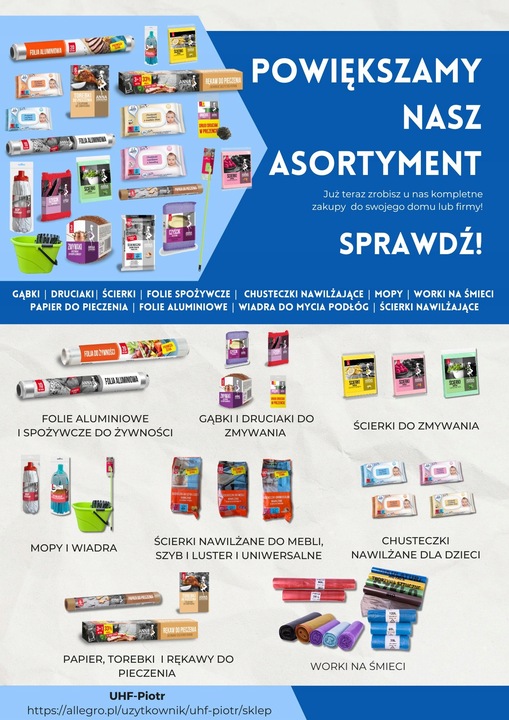 Kolorowe worki do segregacji śmieci 120L - zestaw 4 rolki