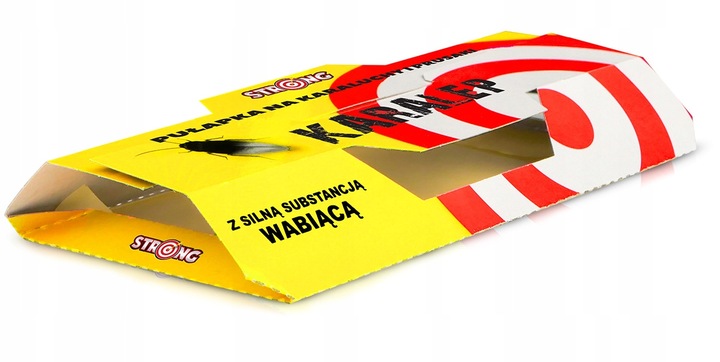 5X PUŁAPKA ŚRODEK NA PRUSAKI SILNIE WABIĄCY LEP NA KARALUCHY KARALEP