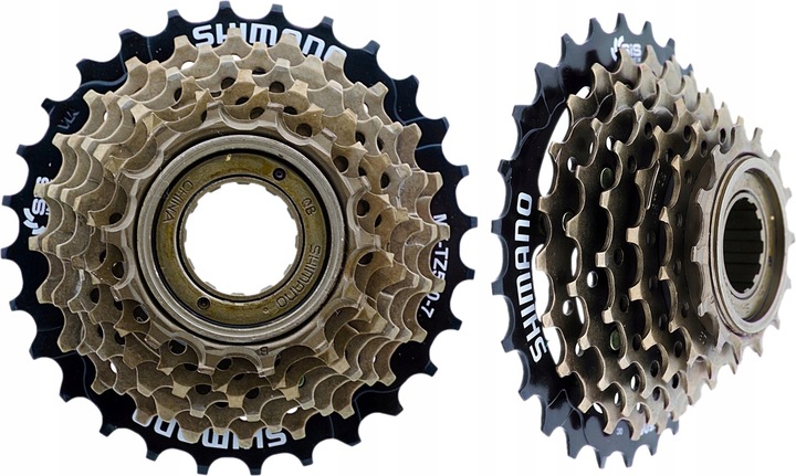 SHIMANO Łańcuch Wonobieg Korba 48/38/28 7-Rrzędowy Zestaw Napędu Do Roweru