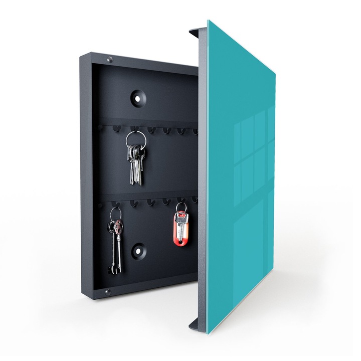 wieszak skrzynka na klucze podwójna otwierana