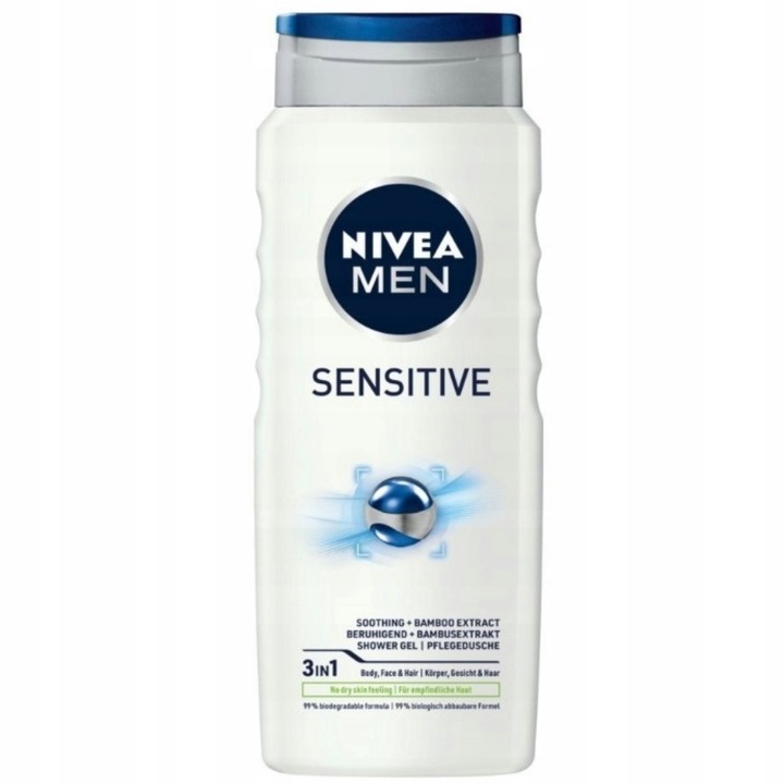 Nivea Men Żel pod Prysznic Męski 3w1 Mix Zapachów dla Mężczyzn 5x500ml