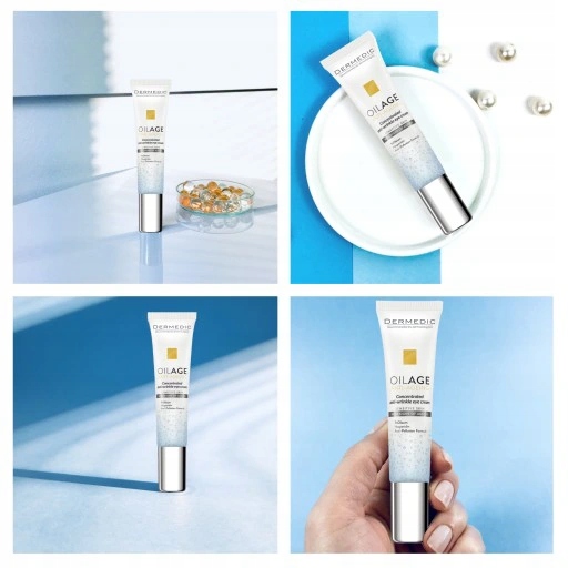 Dermedic Oilage Krem do twarzy Odżywczy + Krem pod oczy Przeciwzmarszczkowy