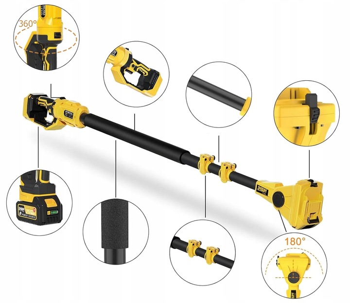 RAMIĘ WYSIĘGNIK PRZEDŁUŻKA TELESKOPOWA DO PIŁY NOŻYC SEKATORA IMOUM