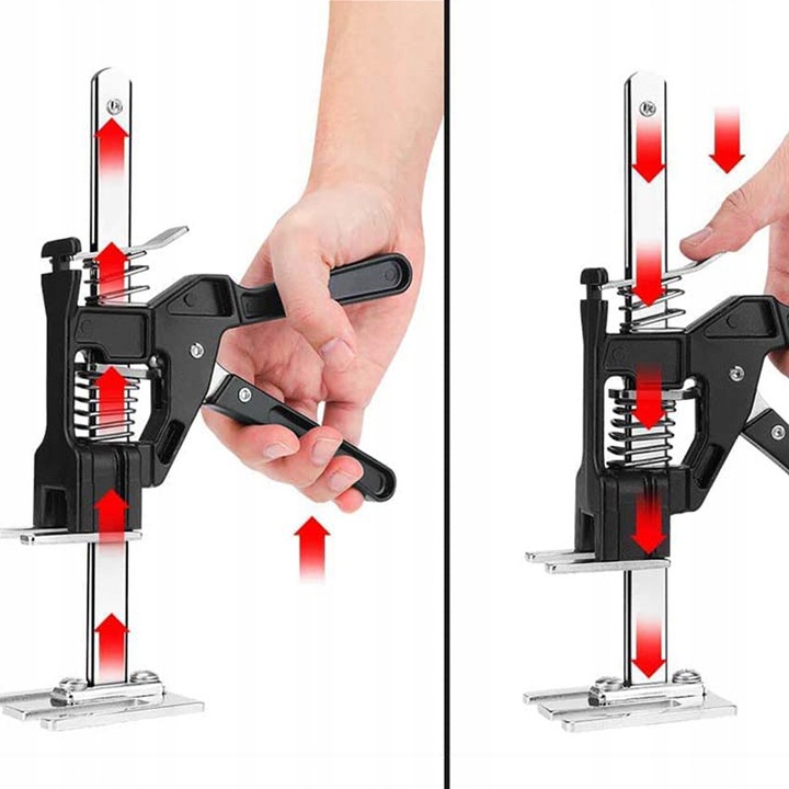 PODNOŚNIK RĘCZNY PŁYTEK PŁYT GIPSOWYCH DRZWI OKIEN SZYB MEBLI 120kg
