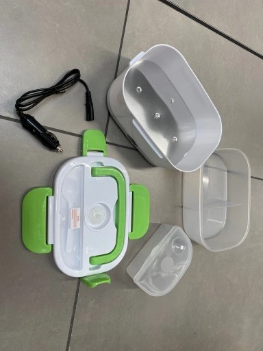 ELEKTRYCZNY LUNCHBOX TERMOS SAMOCHODOWY OBIADOWY