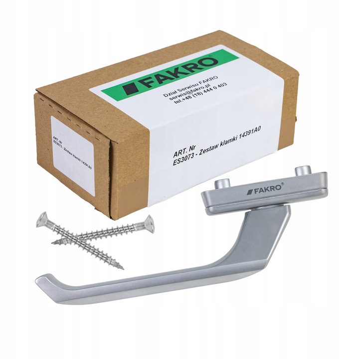 Klamka do okna dachowego drewnianego FAKRO wyprodukowanego przed 2005