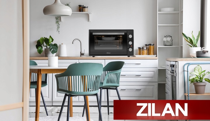 PIEKARNIK ELEKTRYCZNY MINI GRILL TIMER CZARNY XXL 2000W 65L