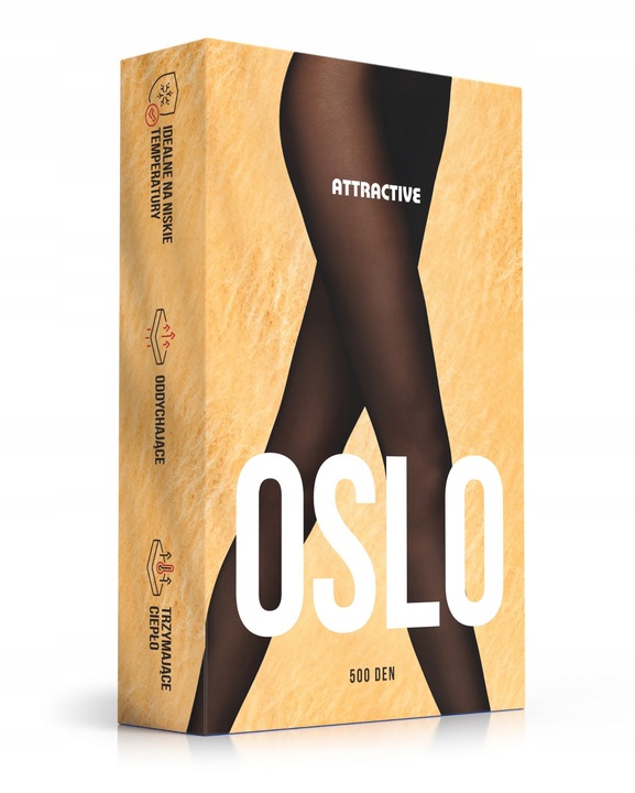 Ciepłe zimowe grube rajstopy termiczne ocieplane z futerkiem 500 den r L/XL