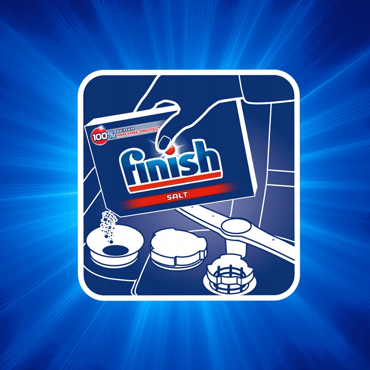 Finish Sól do zmywarki ochronna gruboziarnista do zmiękczania wody 4 kg