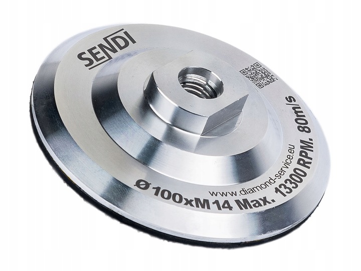 Adapter ALUMINIOWY na rzep Fi 100 DYSK M14