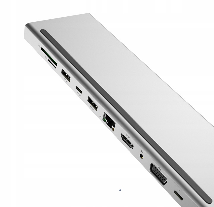 HUB USB-C 11w1 HDMI LAN VGA RJ45 SD STACJA DOKUJĄCA Macbook Pro Air M1 M2