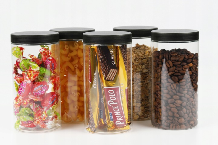 Słoiki POJEMNIKI na przyprawy makaron 500+1250+ 1500 ml 14 szt MEGA